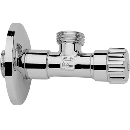 Угловой вентиль, слив 1/2" Fima Carlo Frattini Complementi Bagno F207CR (хром)